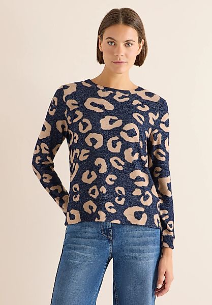Cecil Langarmshirt, aus softem Materialmix günstig online kaufen