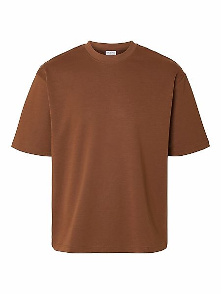 SELECTED HOMME Rundhalsshirt "SLHLOOSEOSCAR SS O-NECK TEE NOOS" günstig online kaufen