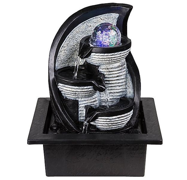 GLOBO LIGHTING Zimmerbrunnen, Tischbrunnen mit Beleuchtung Farbwechsel Wass günstig online kaufen