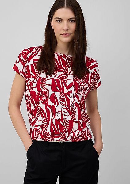 s.Oliver Shirttop Elastisches T-Shirt aus Viskosestretch günstig online kaufen