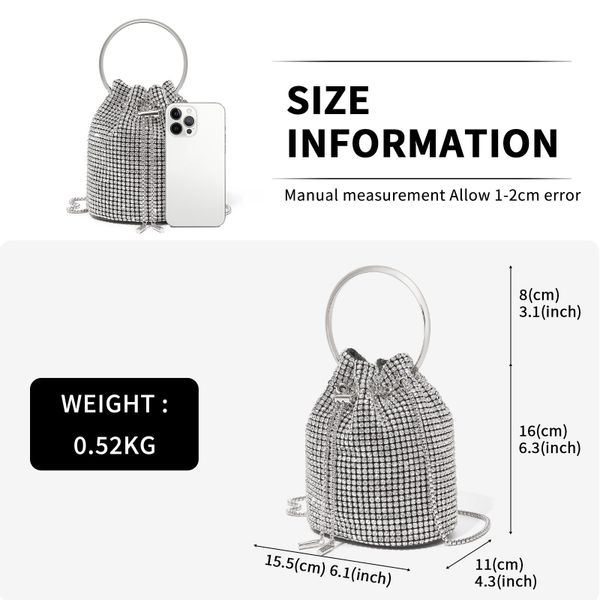 Miss Lulu Abendtasche Damen Glänzende Handtasche günstig online kaufen