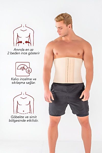 Yamuna Bauchweggürtel, Korsett Herren/Corsage Herren/Waist Trainer günstig online kaufen