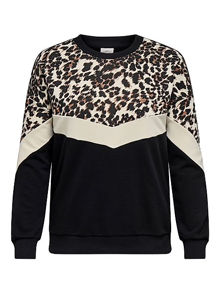 ONLY CARMAKOMA Sweatshirt CARLEOBLOCK L/S O-NECK günstig online kaufen