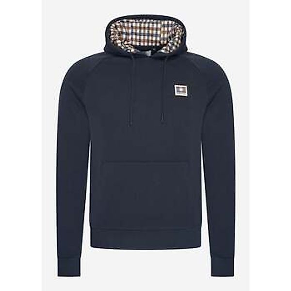 Aquascutum  Sweatshirt Active patch raglan hoodie - navy günstig online kaufen