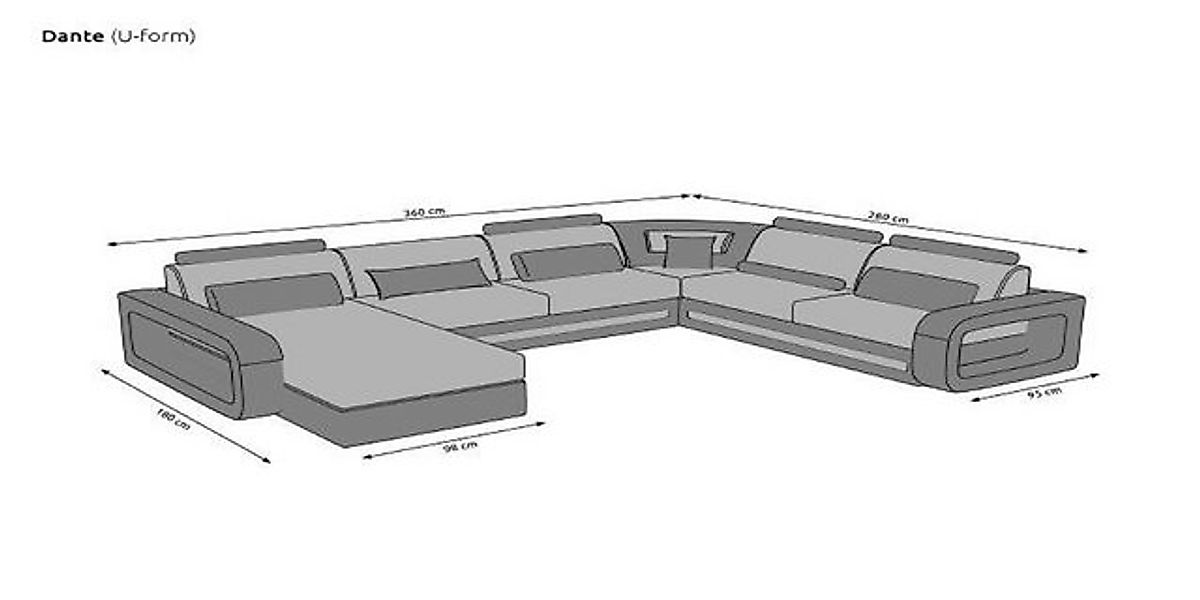 JVmoebel Ecksofa Wohnlandschaft Couch Sofa Couch Designer Couchen Polster G günstig online kaufen