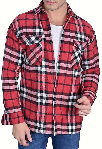 Megaman Jeans Flanellhemd Herren Holzfällerhemd Flanellhemd günstig online kaufen