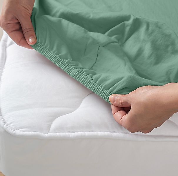 livessa Spannbettlaken weicher Jersey aus 100% günstig online kaufen