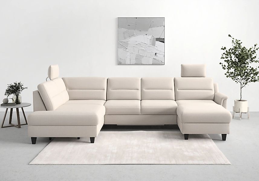 sit&more Wohnlandschaft "Farö U-Form" inklusive Federkern, wahlweise mit Be günstig online kaufen