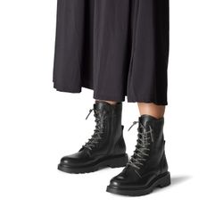 Tamaris Schnürstiefelette, Blockabsatz, Schnürboots mit glänzenden, günstig online kaufen