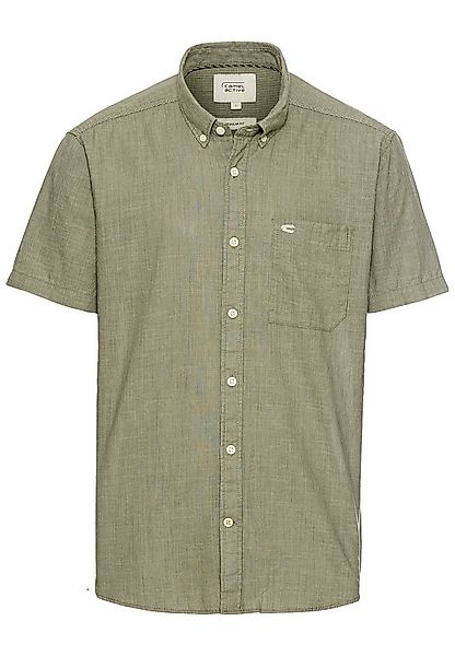 camel active Kurzarmhemd mit Button-Down-Kragen und Brusttasche günstig online kaufen