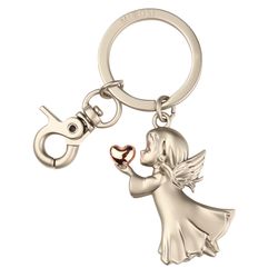 MIRROSI Schlüsselanhänger Schutzengel Engel "Angela"mit Herzchen, günstig online kaufen