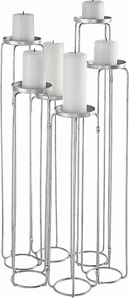 Leonique Kerzenständer "Mareesa" aus Metall, für Stumpenkerzen, Höhe ca. 65 günstig online kaufen