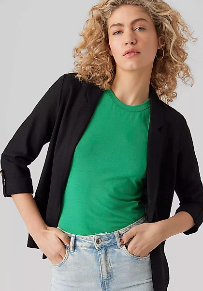 Vero Moda Kurzblazer "VMJESMILO 3/4 LOOSE BLAZER WVN GA NOOS", mit Leinen günstig online kaufen