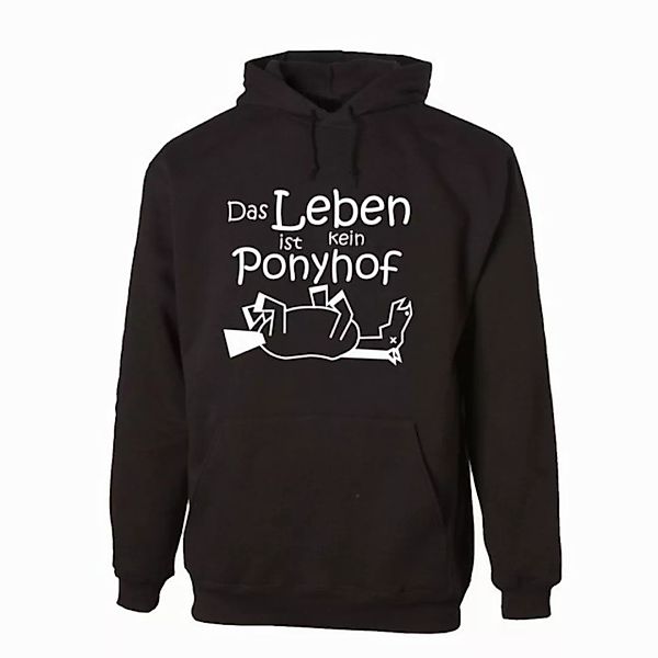 G-graphics Hoodie Das Leben ist kein Ponyhof Unisex mit trendigem Frontprin günstig online kaufen