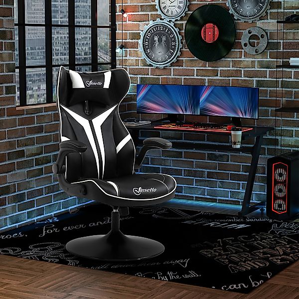 Vinsetto Gamingstuhl ergonomischer Computerstuhl mit Wippfunktion Drehstuhl günstig online kaufen