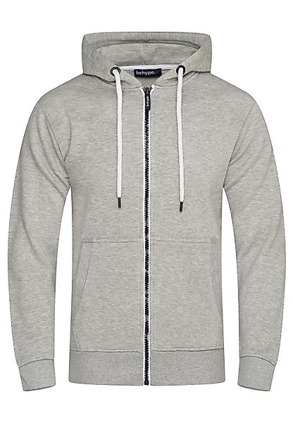 behype Kapuzensweatjacke BHSADAO Basic Kapuzenpullover Hoodie Pullover Swea günstig online kaufen