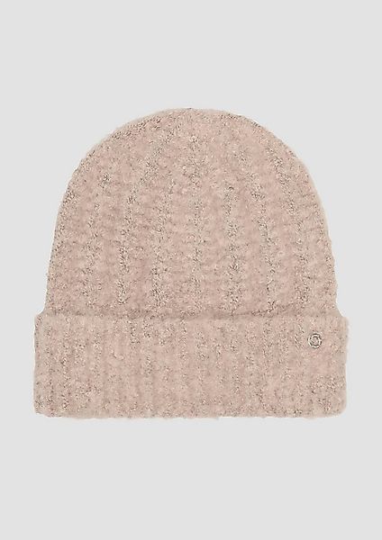 s.Oliver Strickmütze Mütze Weiche Beanie mit Strickmuster günstig online kaufen