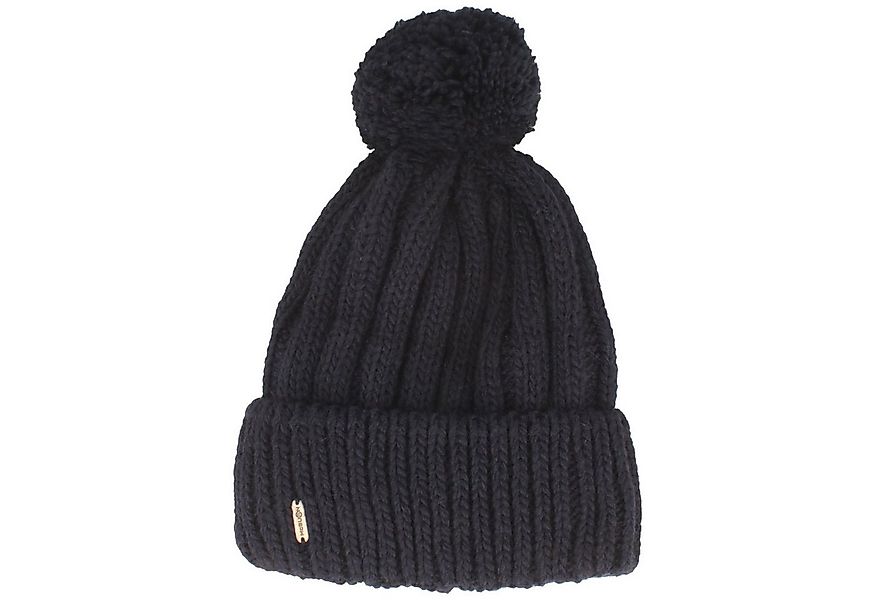McBurn Strickmütze Unifarbene Bommelmütze günstig online kaufen