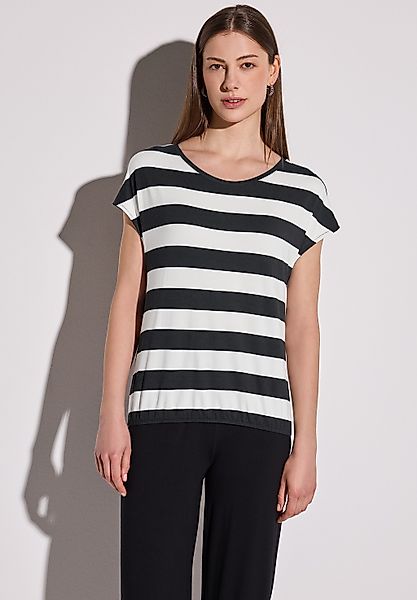 STREET ONE T-Shirt mit Elastiksaum günstig online kaufen