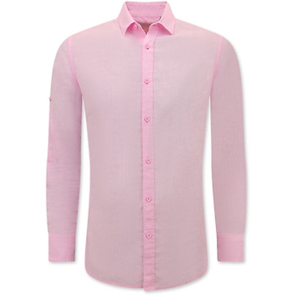 Enos  Hemdbluse Leinenhemd Für Regular Pink günstig online kaufen