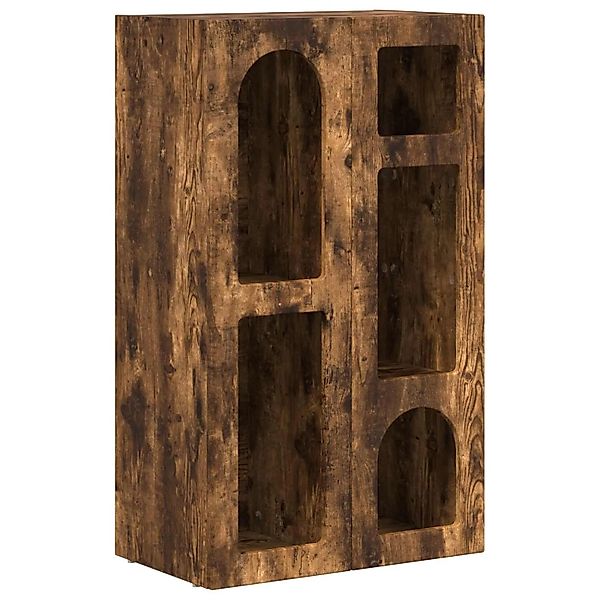 vidaXL Sideboard Geräucherte Eiche 59 x 35 x 100,5 cm Holzwerkstoff 891339 günstig online kaufen