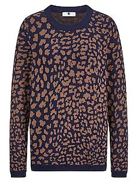 Rundhals-Pullover Anna Aura blau günstig online kaufen