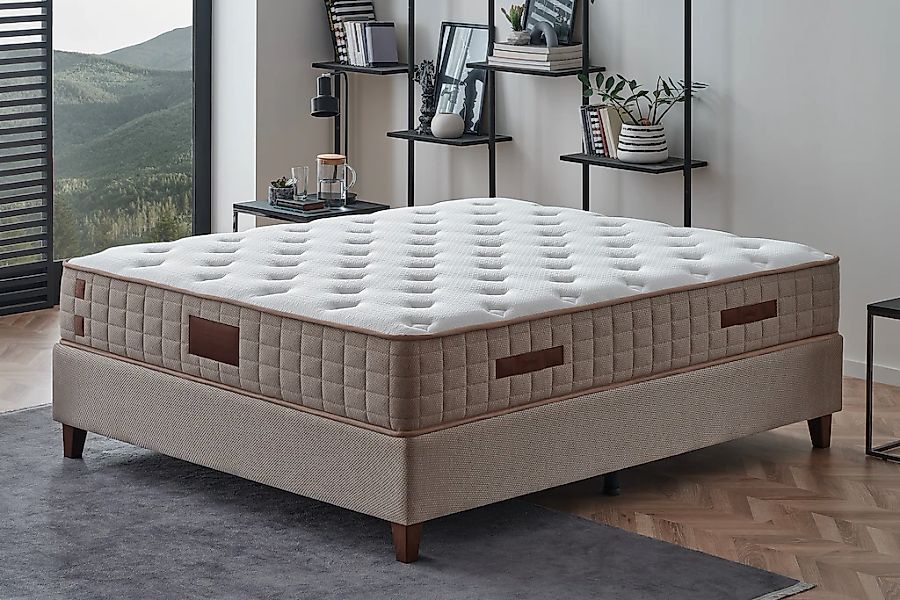 Yatas Bedding Taschenfederkernmatratze "Majestät First Class Cool&Wool, Mat günstig online kaufen