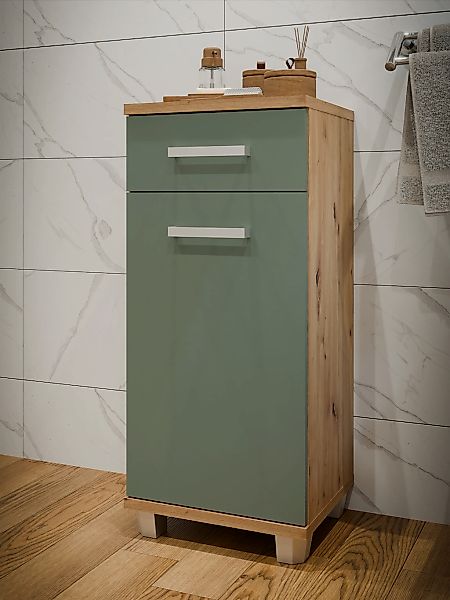 FORTE Badkommode "Veris", Badezimmerkommode, 1 Schubkasten, 1 Türe, Einlege günstig online kaufen