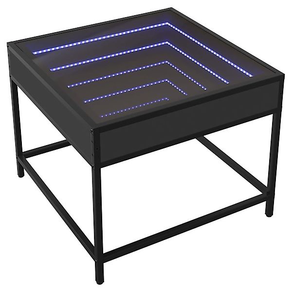 vidaXL Couchtisch Couchtisch mit Infinity-LED Schwarz günstig online kaufen