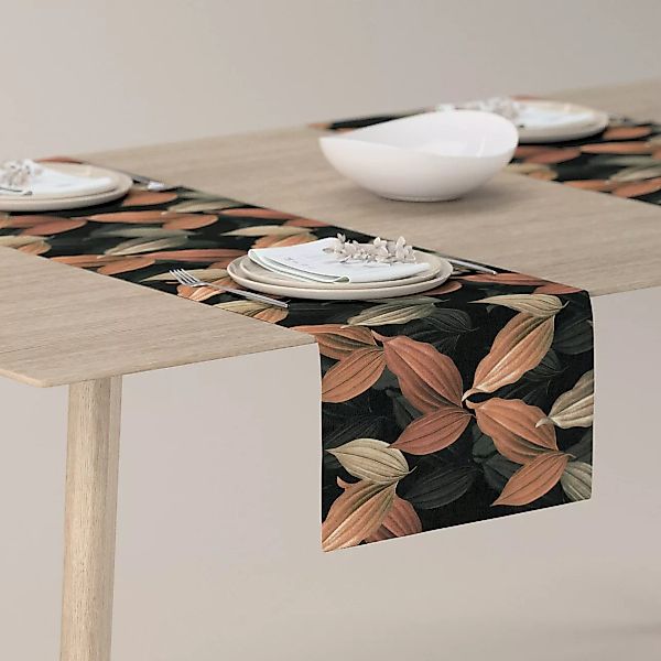 Tischläufer, schwarz- braun, 40 x 130 cm, Abigail (143-21) günstig online kaufen
