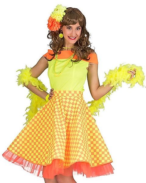 Funny Fashion Kostüm 50er Jahre Kostüm - Damen Tellerrock mit Unterrock günstig online kaufen