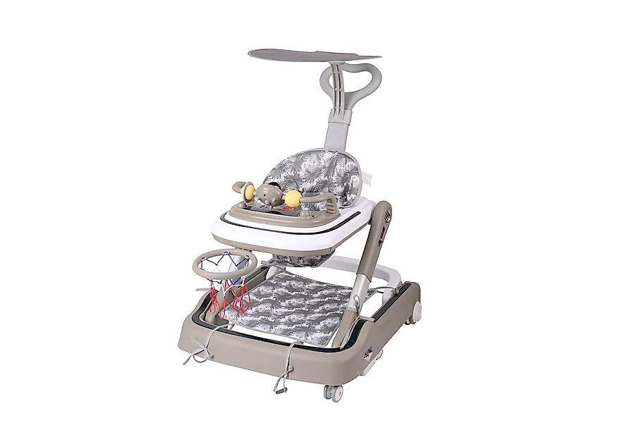 JEOBEST Lauflernhilfe 2 in1 Babywalker Spiel- und Lauflernwagen, Mini Baske günstig online kaufen
