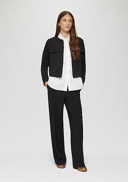 s.Oliver Chinos Hose Wide-Leg-Hose mit elastischem Bund günstig online kaufen