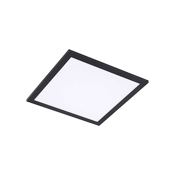 Lindby LED Deckenleuchte LED Panel Enhife 10023724 Modern in Schwarz 1-flam günstig online kaufen