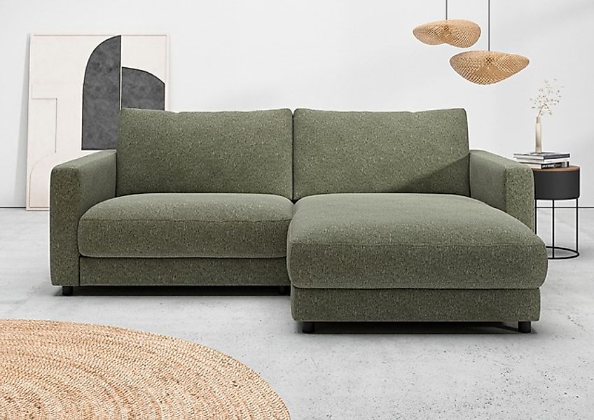 Home affaire Ecksofa »Ecksofa Jiro, L-Form, große Sitztiefe, Breite 226 cm« günstig online kaufen
