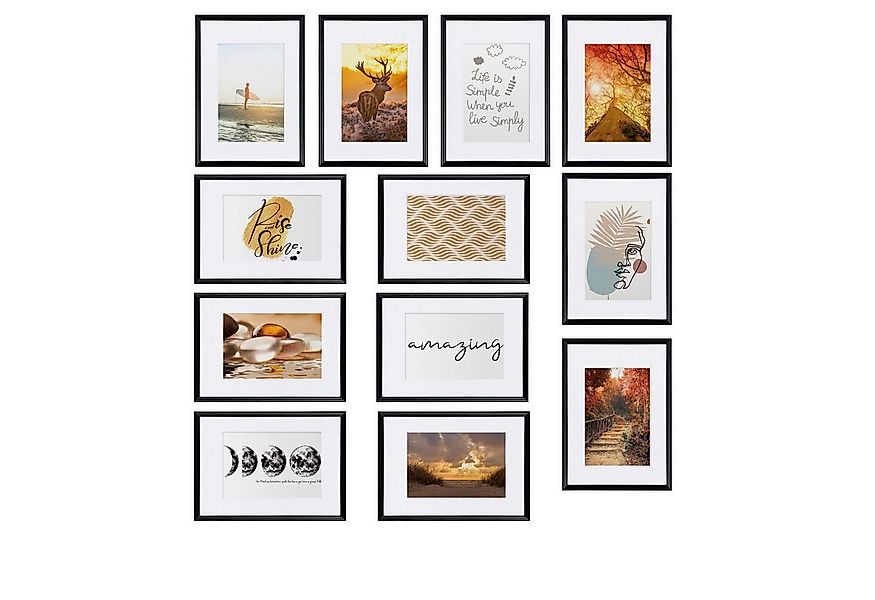 bomoe Bilderrahmen, (12 St), Bomoe Sunlight Bilderrahmen 24x23x19cm Kunstst günstig online kaufen