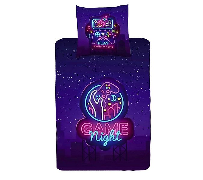 MTOnlinehandel Bettwäsche Gaming, Blue Light Lava, 3D Effekt, Geschenk für günstig online kaufen