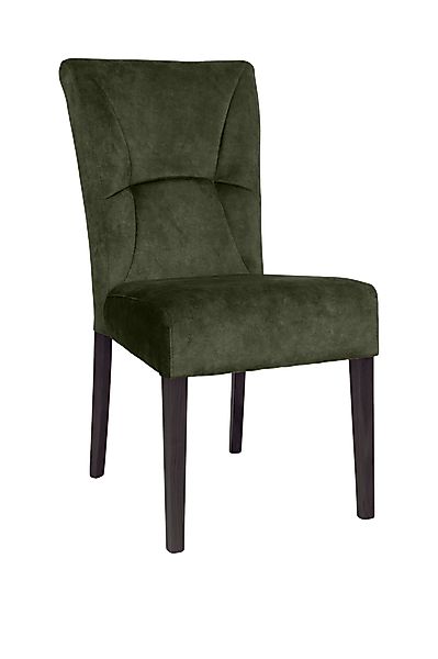 Home affaire 4-Fußstuhl "Henry", (Set), 2 St., Samtvelours, Sitz und Rücken günstig online kaufen