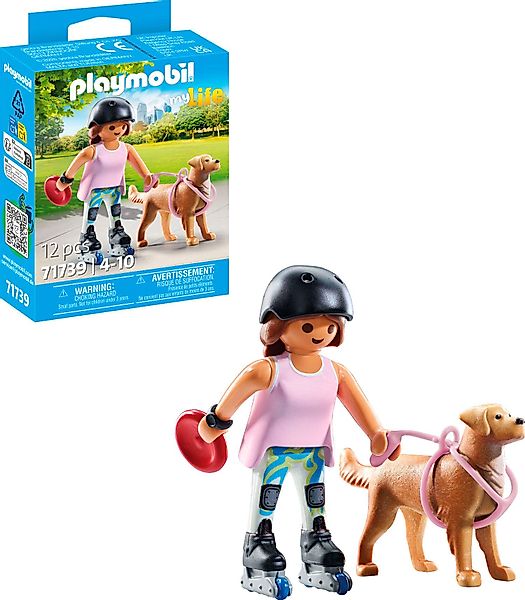 Playmobil® Inlinerin mit Retriever (71739), Playmobil günstig online kaufen