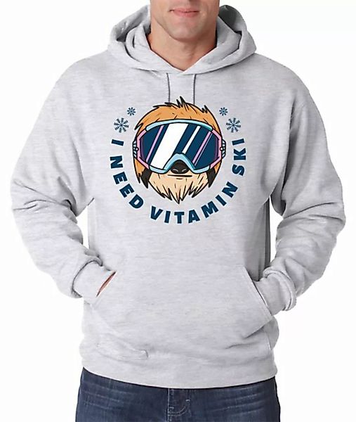 Youth Designz Kapuzenpullover I Need Vitamin Ski Herren Hoodie Pullover mit günstig online kaufen