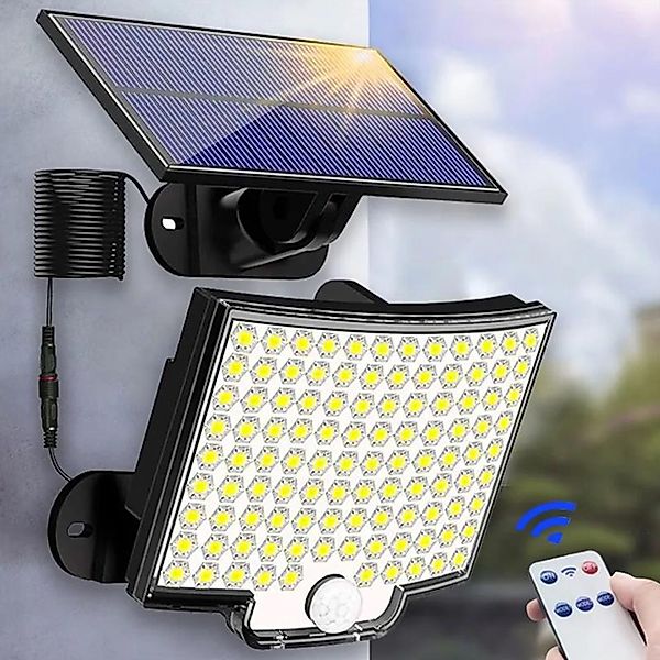 YINDN LED Solarleuchte Solarlampe mit Bewegungssensor, günstig online kaufen