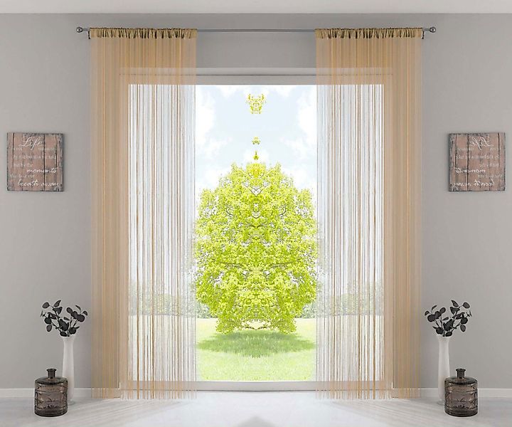 Gardinenbox Gardine, Kräuselband (2 St), transparent, günstig online kaufen