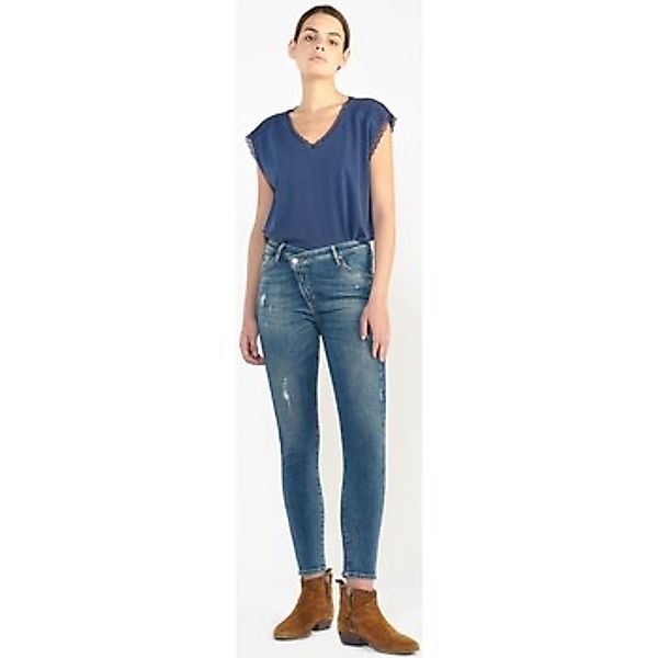 Le Temps Des Cerises Slim-fit-Jeans "POWERHIC", mit asymmetrischer Knopfpar günstig online kaufen