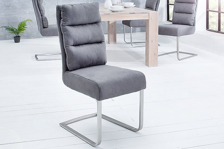 riess-ambiente Freischwinger COMFORT vintage grau / günstig online kaufen