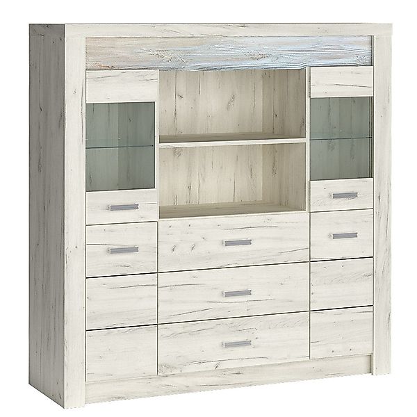 Lomadox Highboard INGENIO-161, Kommode Hochkommode Sideboard günstig online kaufen