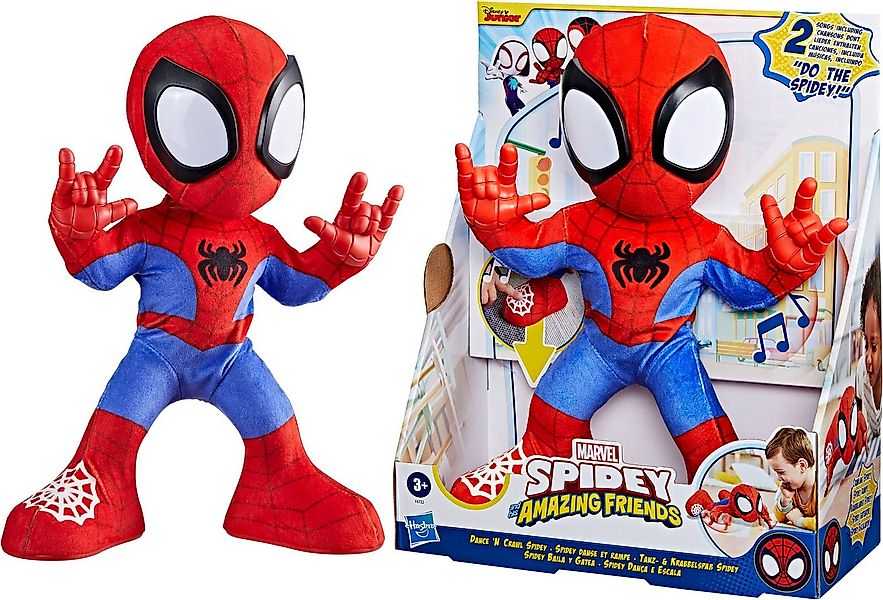 Hasbro Plüschfigur Marvel Spidey und seine Super-Freunde Tanz- & Krabbelspa günstig online kaufen