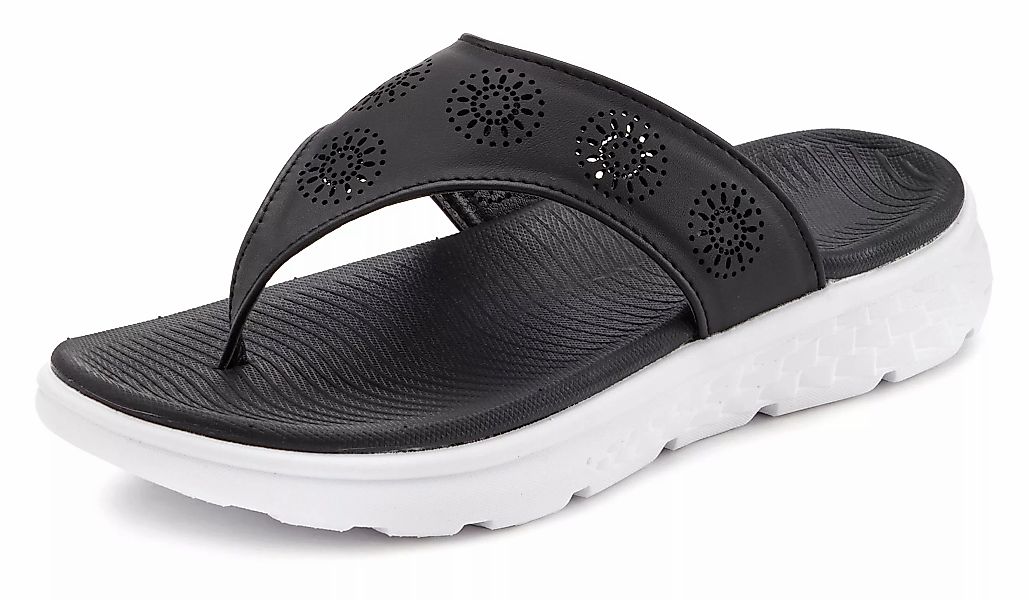 Vivance Zehentrenner, Dianette mit Cut-Out-Muster VEGAN günstig online kaufen