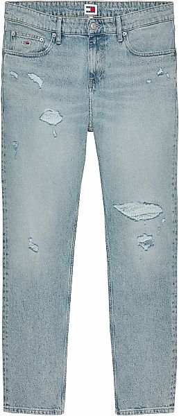 Tommy Jeans Straight-Jeans "Ryan Regular Straight", mit Used-Effekten günstig online kaufen