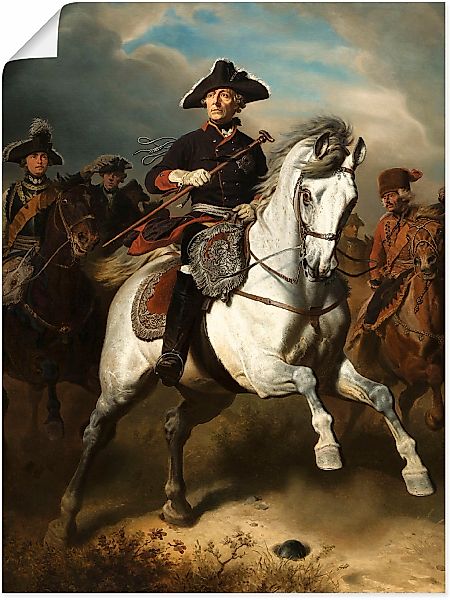 Artland Wandbild "Friedrich der Große zu Pferde. 1861" Menschen 1 Stk. tlg. günstig online kaufen