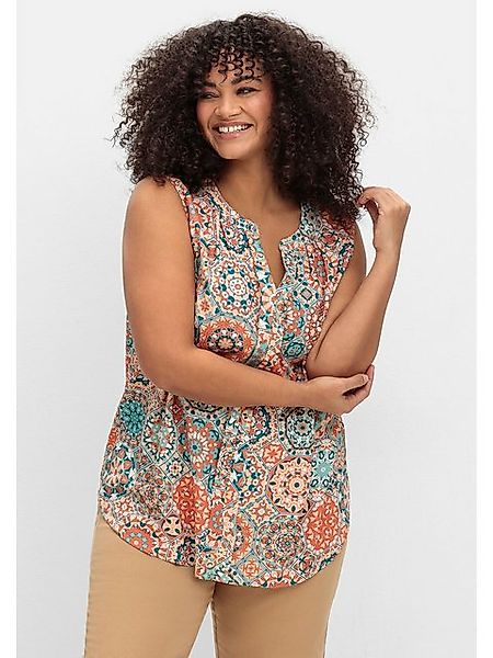 Sheego Blusentop Große Größen mit Mandala-Print günstig online kaufen